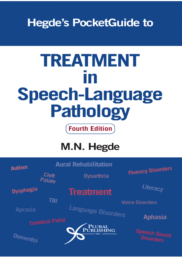 Hegde’s PocketGuide To Treatment In Speech-Language Pathology